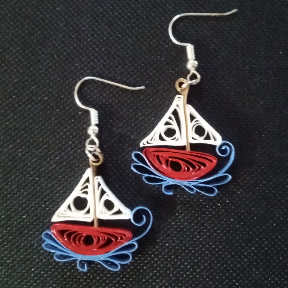 Paper Quilled Earrings